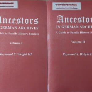 984. Ancestors in German Archives, Vol. 1 & Vol. II