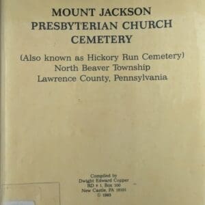 986. Mount Jackson Presbyterian Church Cemetery